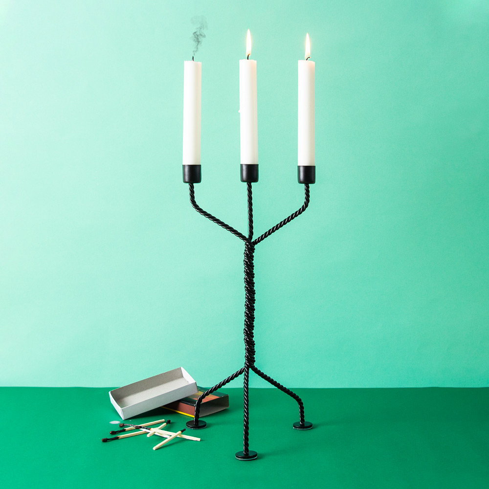 Werkwaardig Kerzenständer - Twisted Candleholder – Bild 2