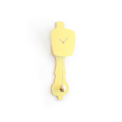 KLOQ Pendeluhr Canary Yellow S