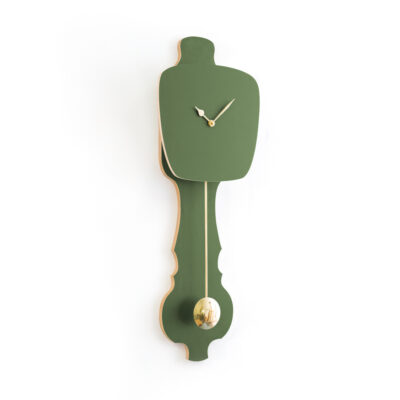 KLOQ Pendeluhr Olive Green L