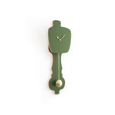 KLOQ Pendeluhr Olive Green S
