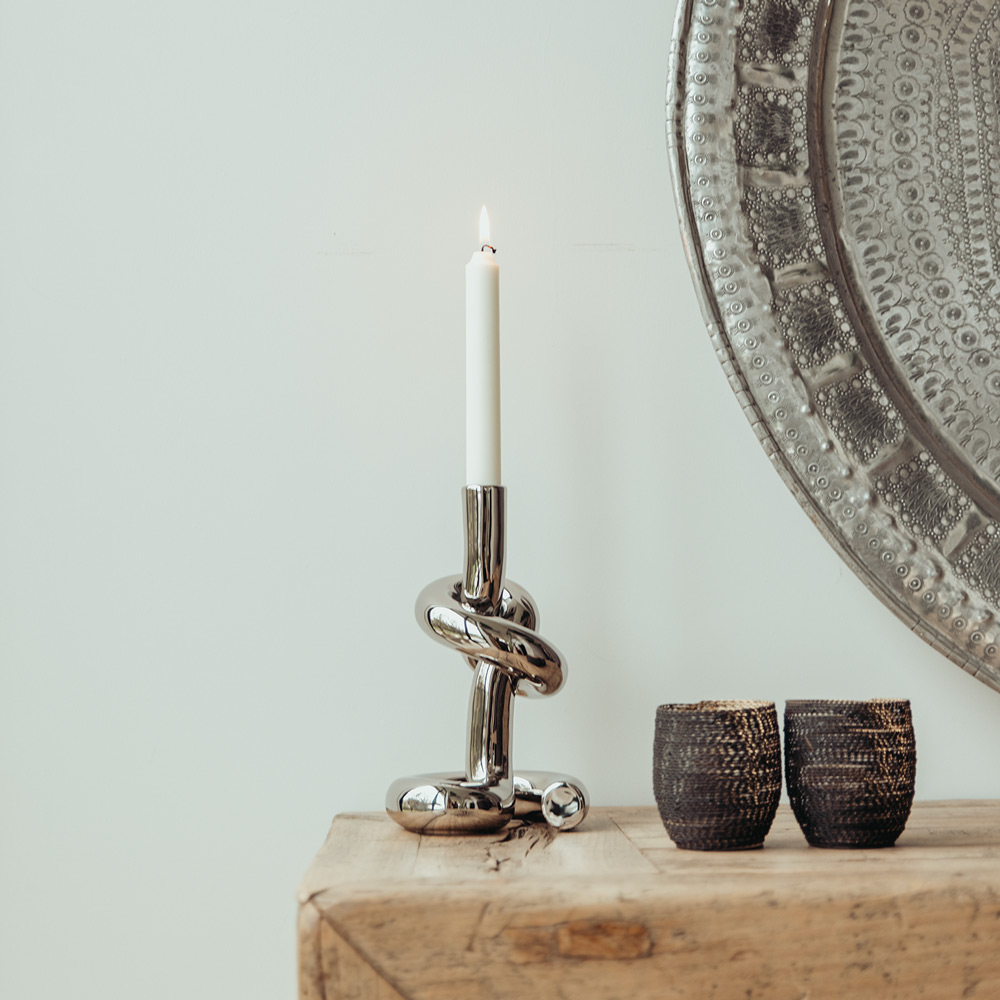 Werkwaardig Kerzenständer - Knotted Candleholder – Bild 4